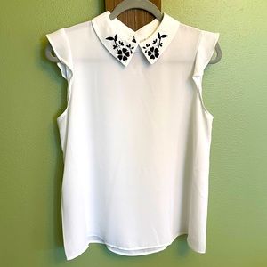 Elle Flutter Sleeve Top